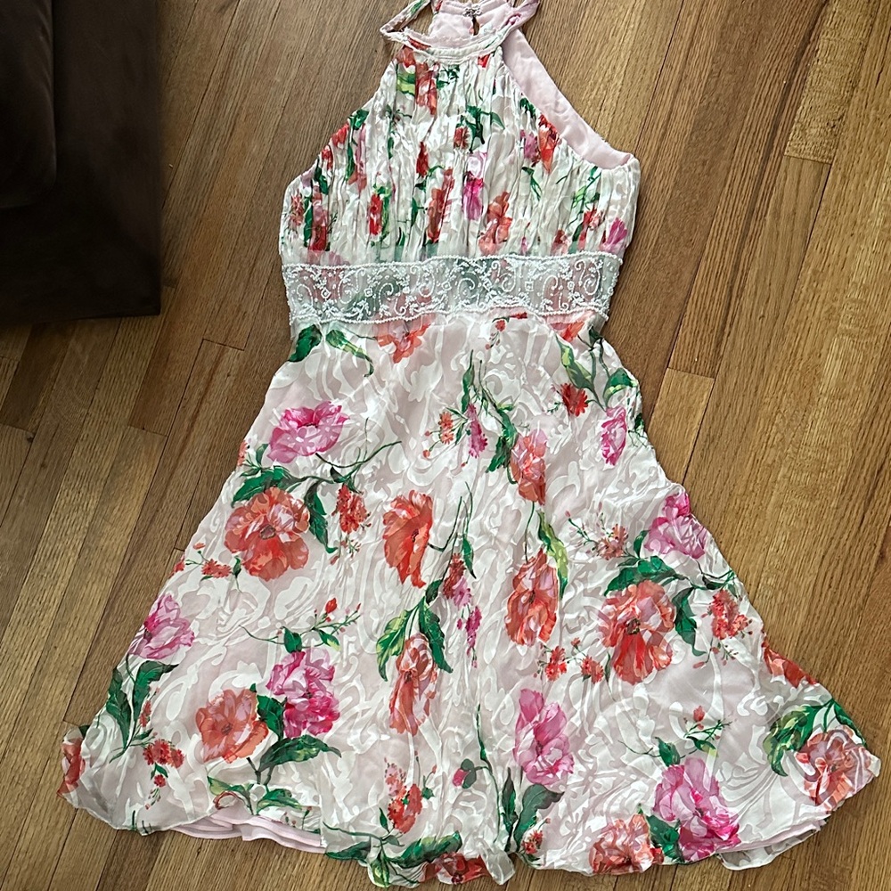 Christina Makowsky floral dress